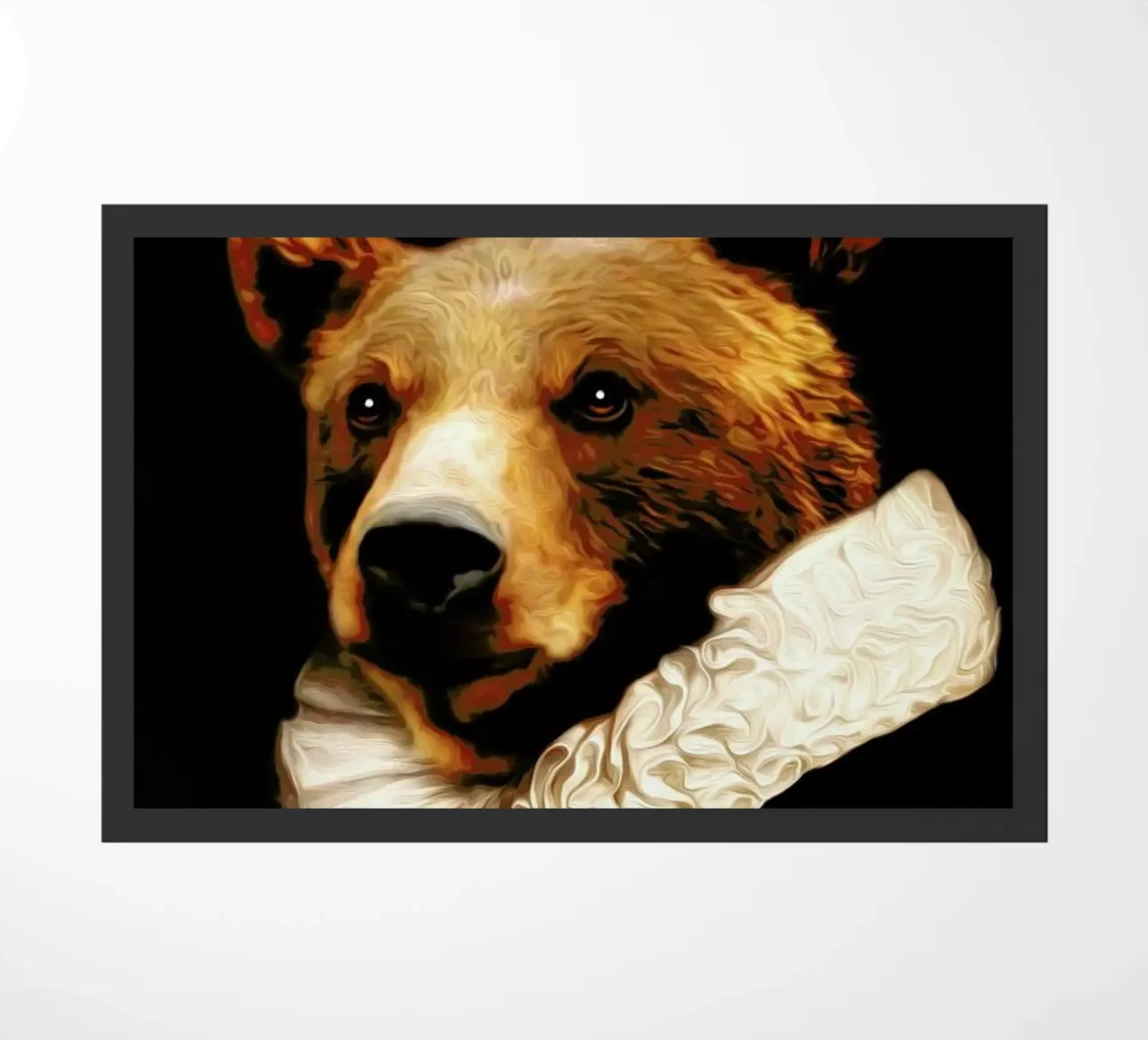 Bruin doormat by Tein Lucasson