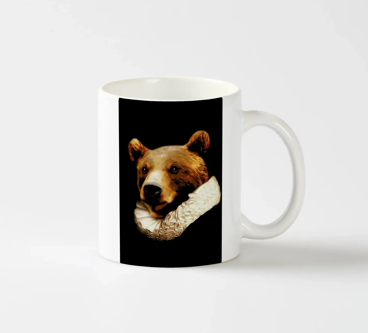 Bruin ceramic mug by Tein Lucasson