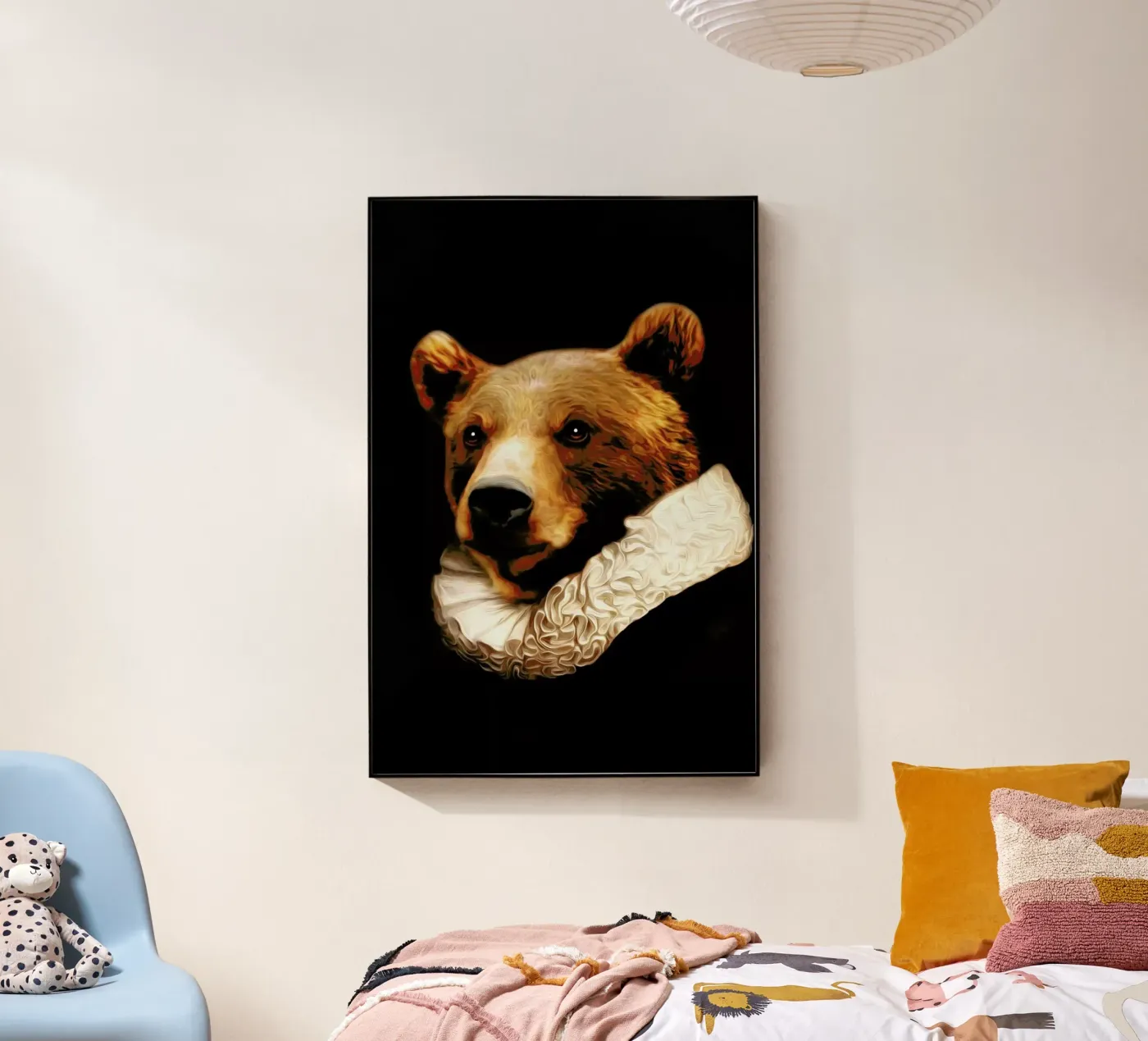 Bruin acryl van Tein Lucasson