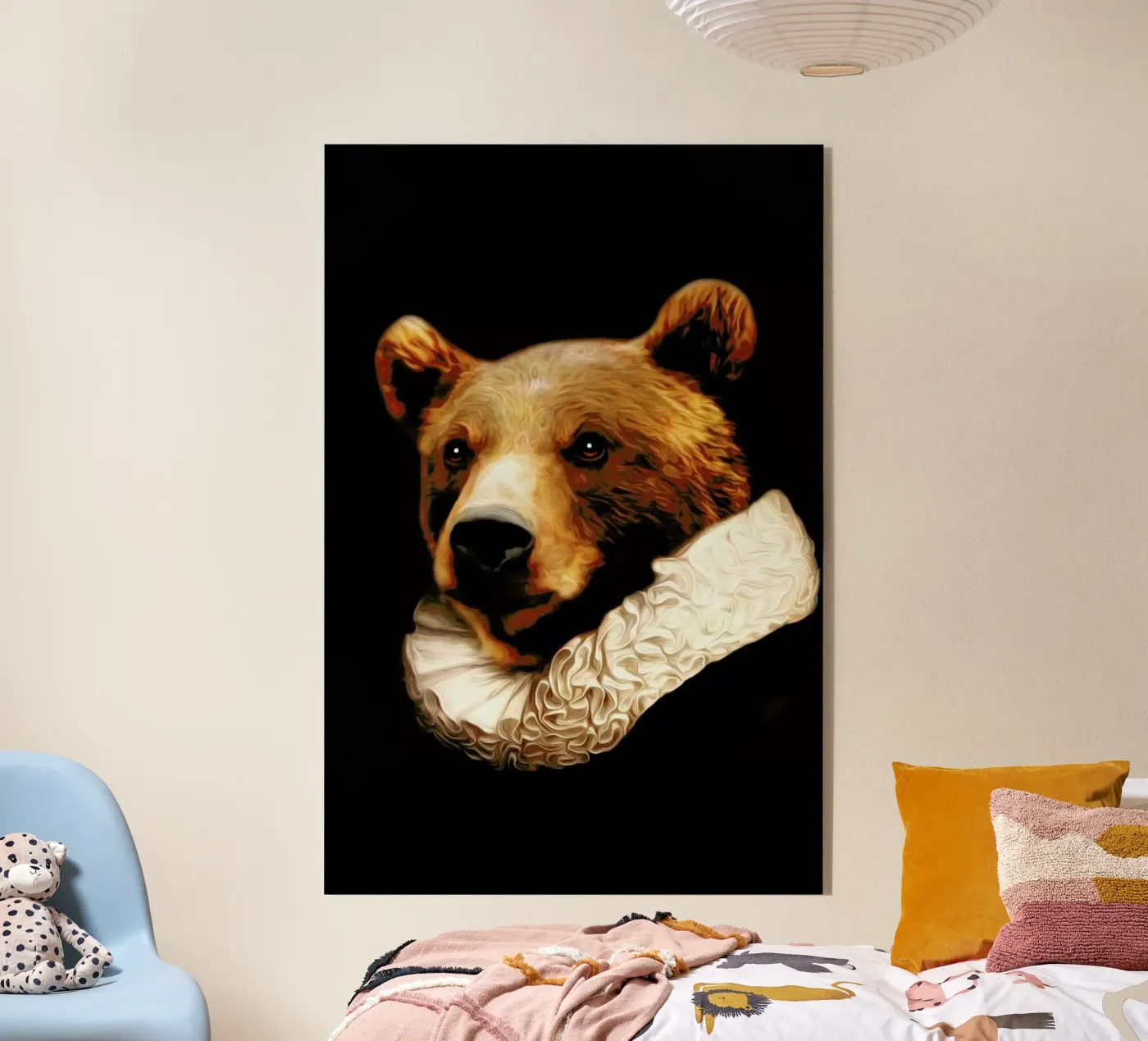 Bruin acryl van Tein Lucasson