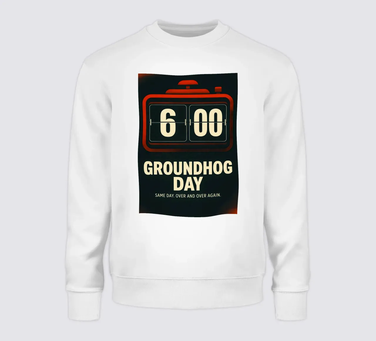 Groundhog Day Print sweatshirt by MoviesArt