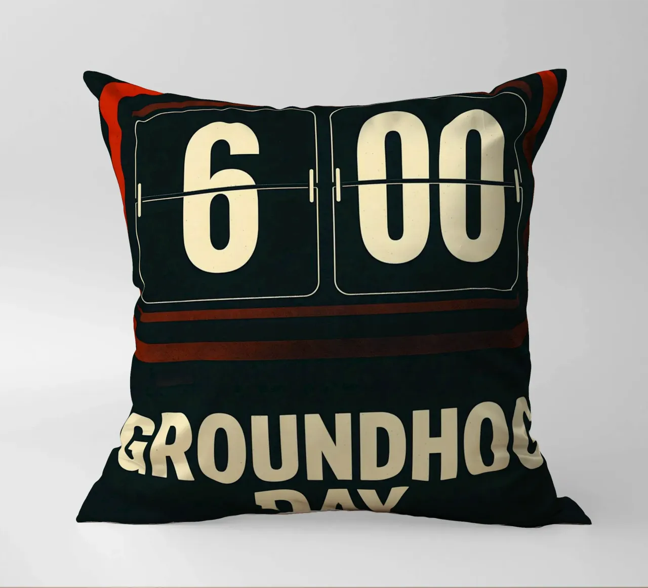 Groundhog Day Print cuscino da MoviesArt