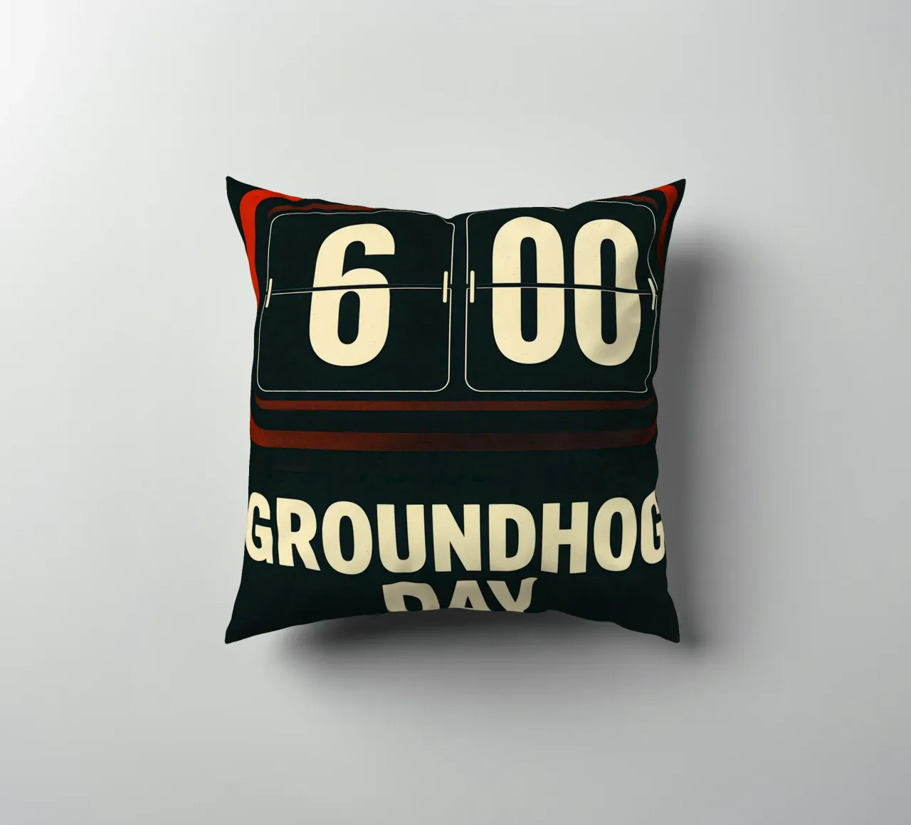 Groundhog Day Print cuscino da MoviesArt