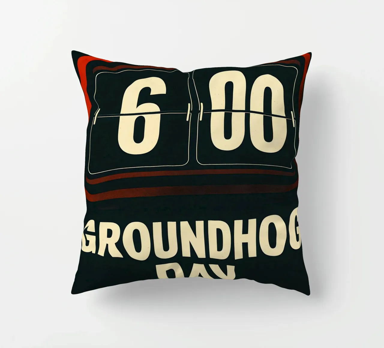 Groundhog Day Print cuscino da MoviesArt