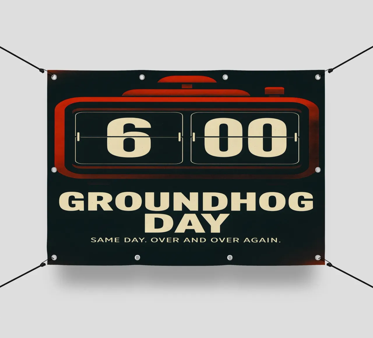 Groundhog Day Print telo in pvc da MoviesArt