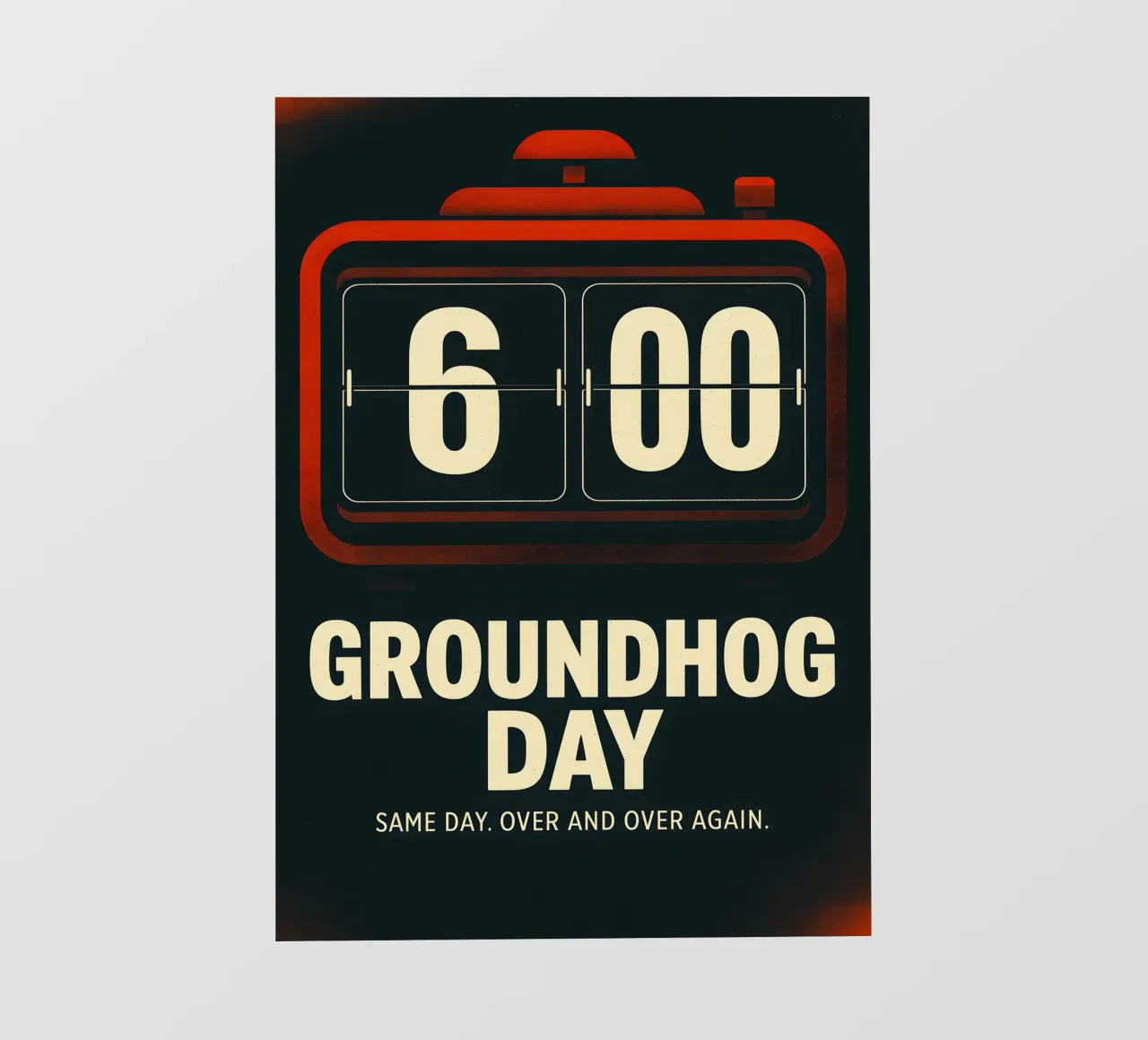 Groundhog Day Print telo in pvc da MoviesArt