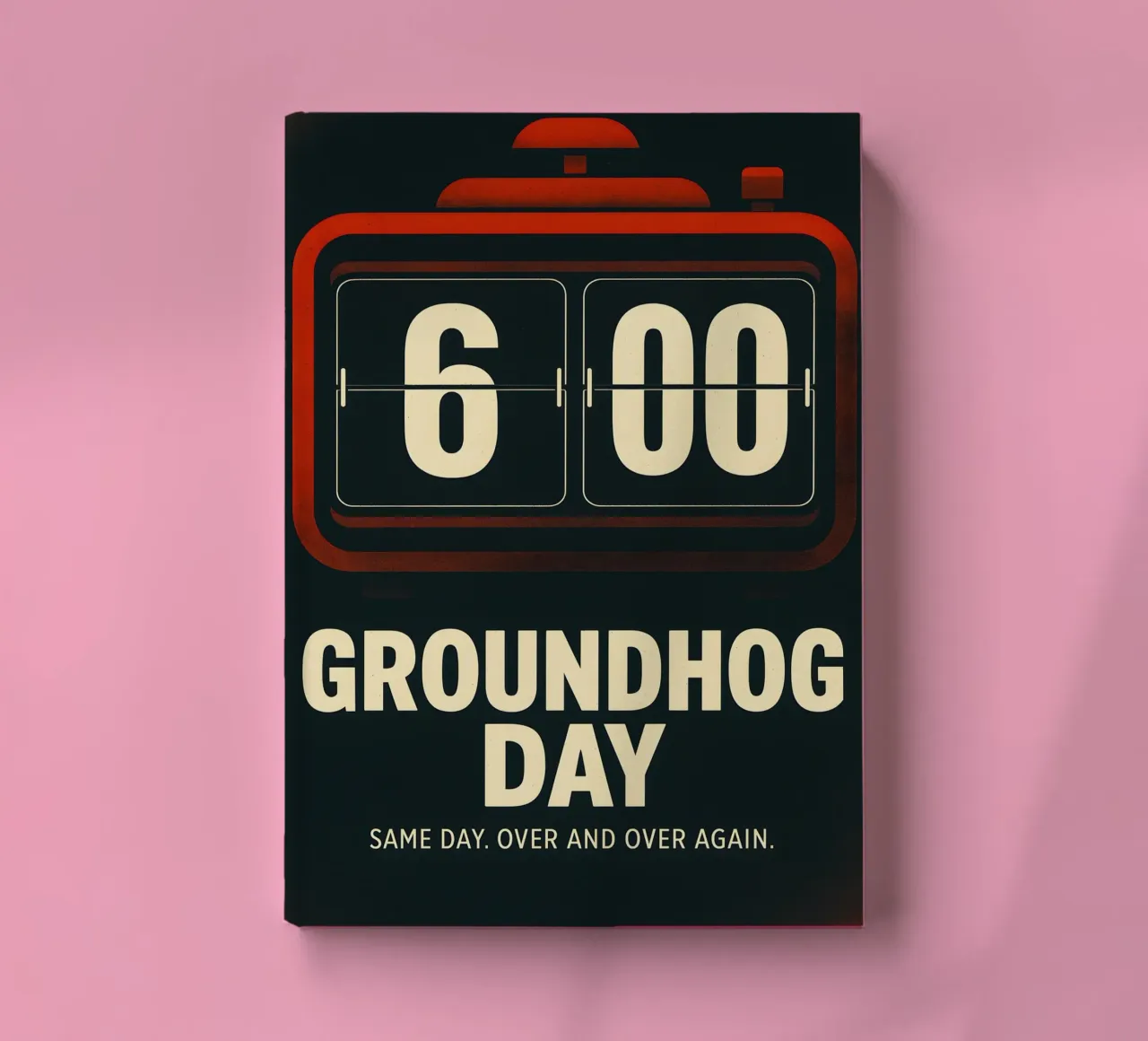 Groundhog Day Print notebook by MoviesArt