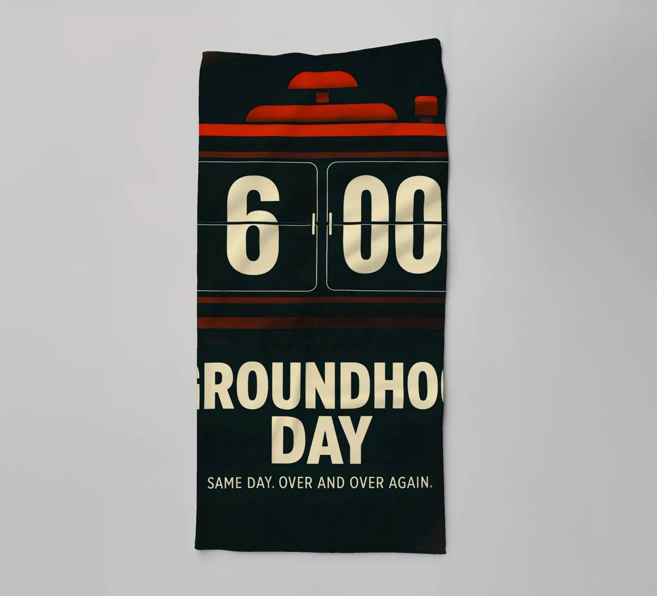 Groundhog Day Print asciugamano da bagno da MoviesArt