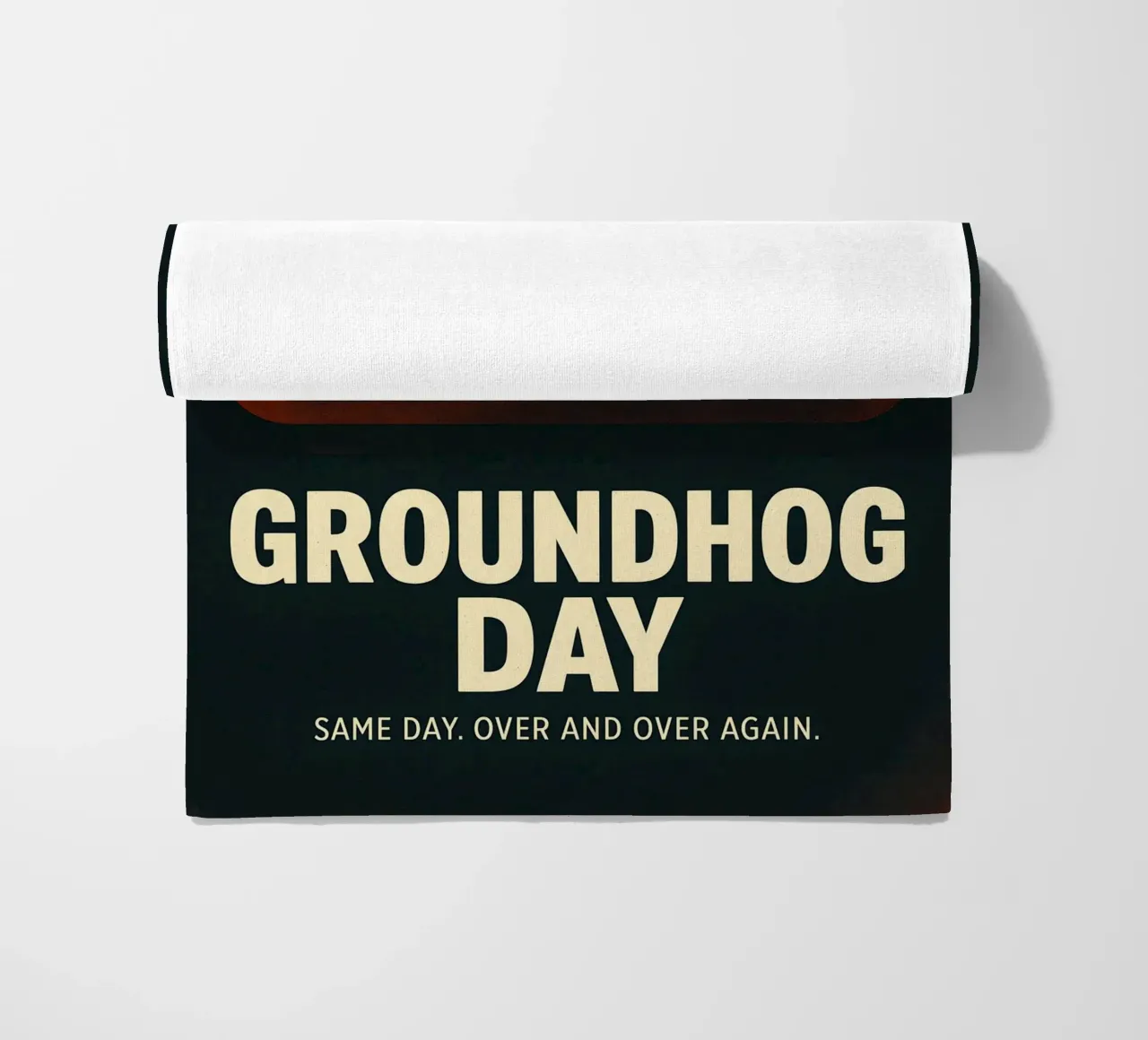Groundhog Day Print telo mare da MoviesArt