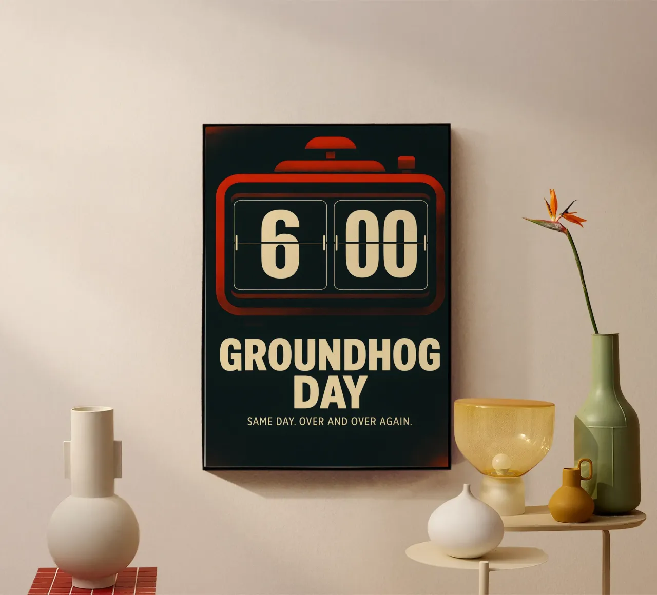 Groundhog Day Print plexiglass da MoviesArt