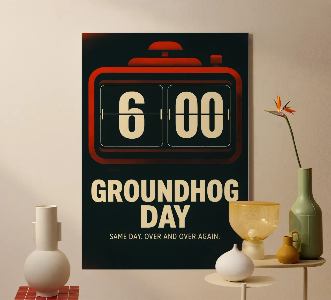 Groundhog Day Print plexiglass da MoviesArt