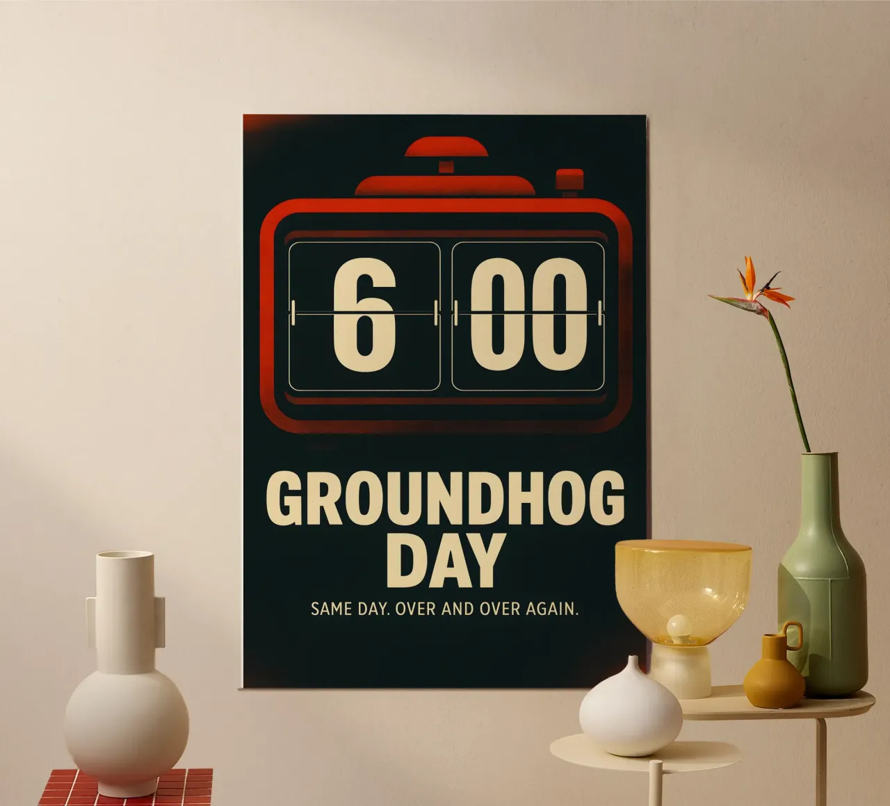 Groundhog Day Print poster da MoviesArt