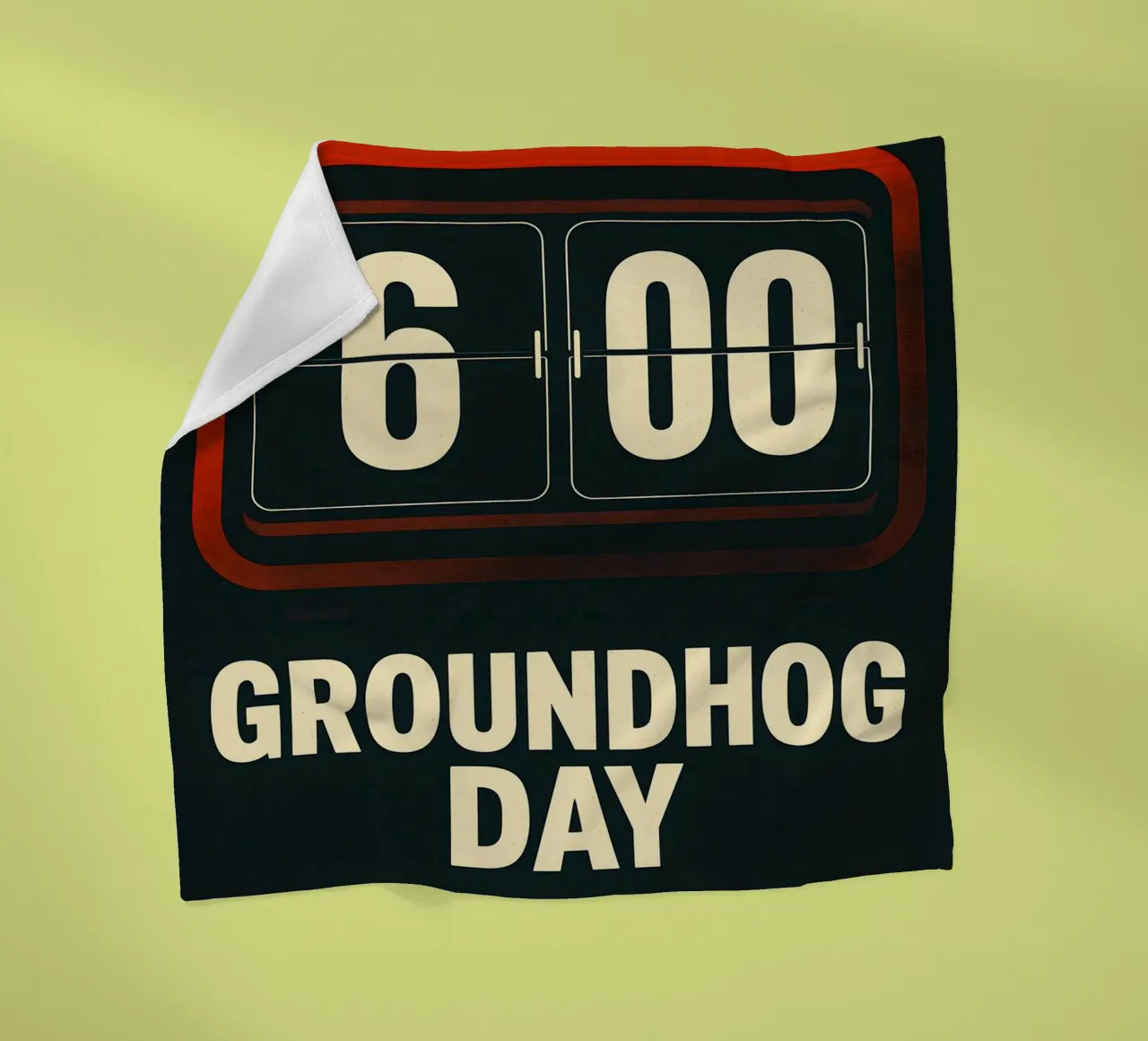 Groundhog Day Print coperta in pile da MoviesArt