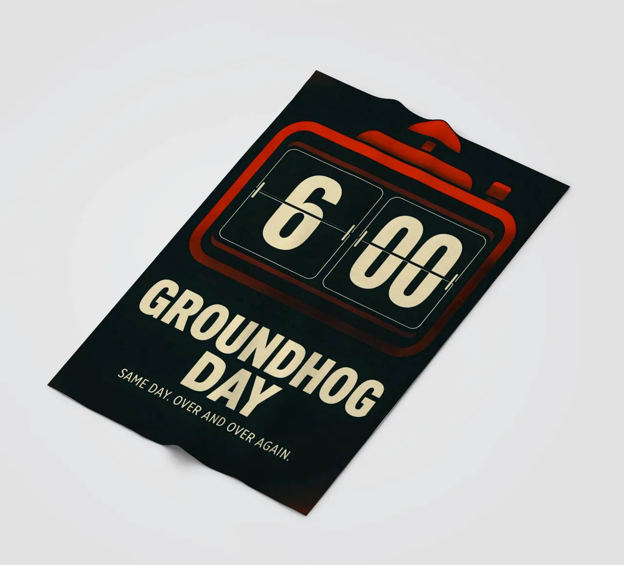 Groundhog Day Print coperta in pile da MoviesArt