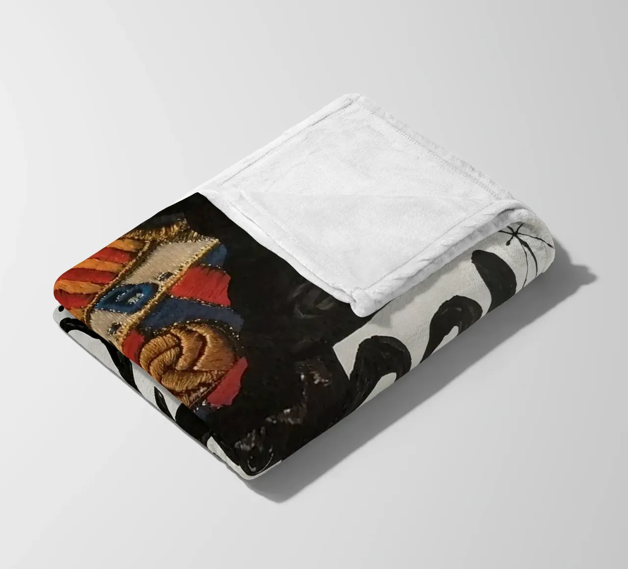 Joan Miro Lithograph Signed and Numbered from Fc Barcelona fleece blanket by phillipp veisenberg