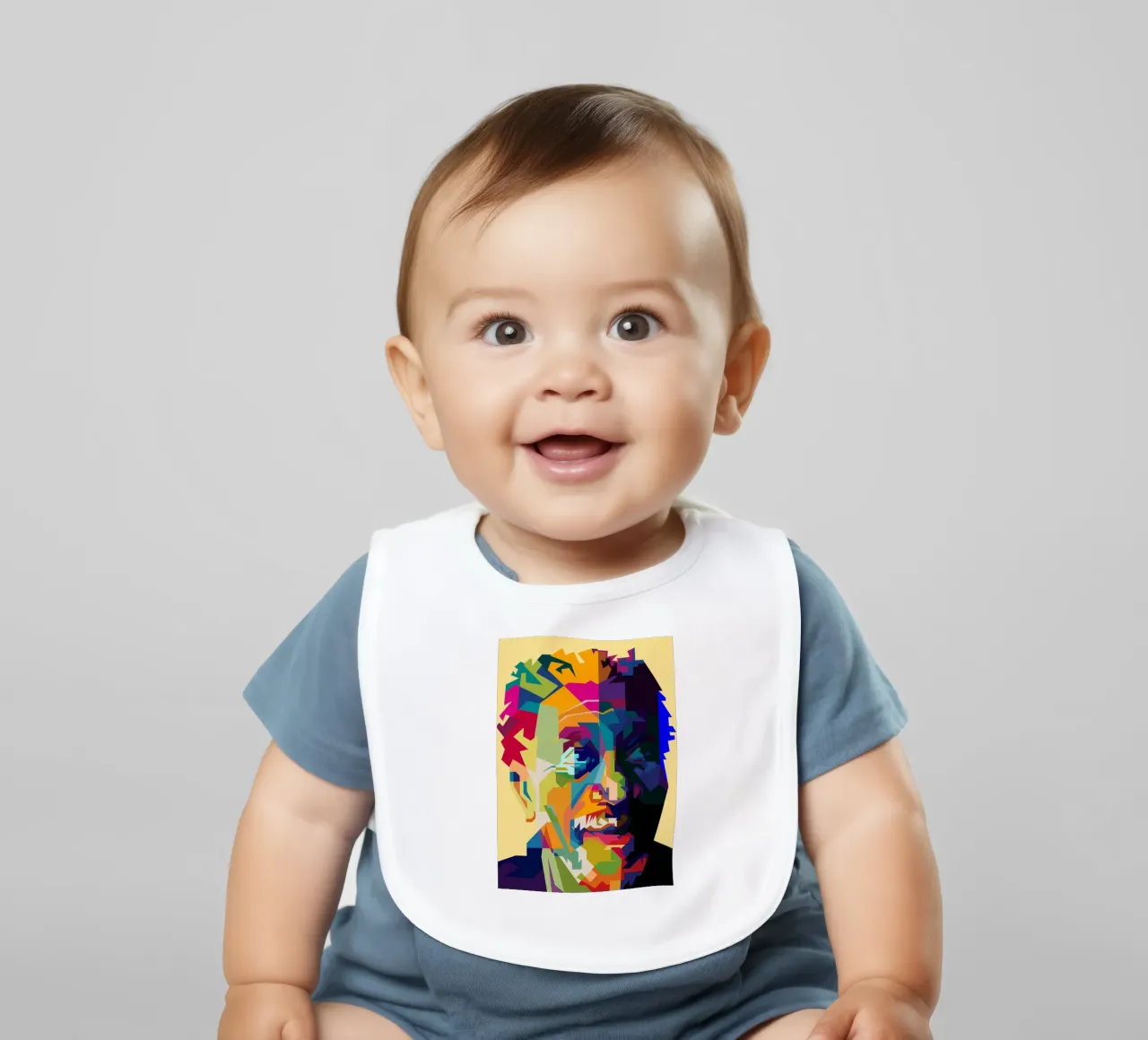 Morgan Freeman Attore Leggenda WPAP Trending Now bavaglino da Artkreator