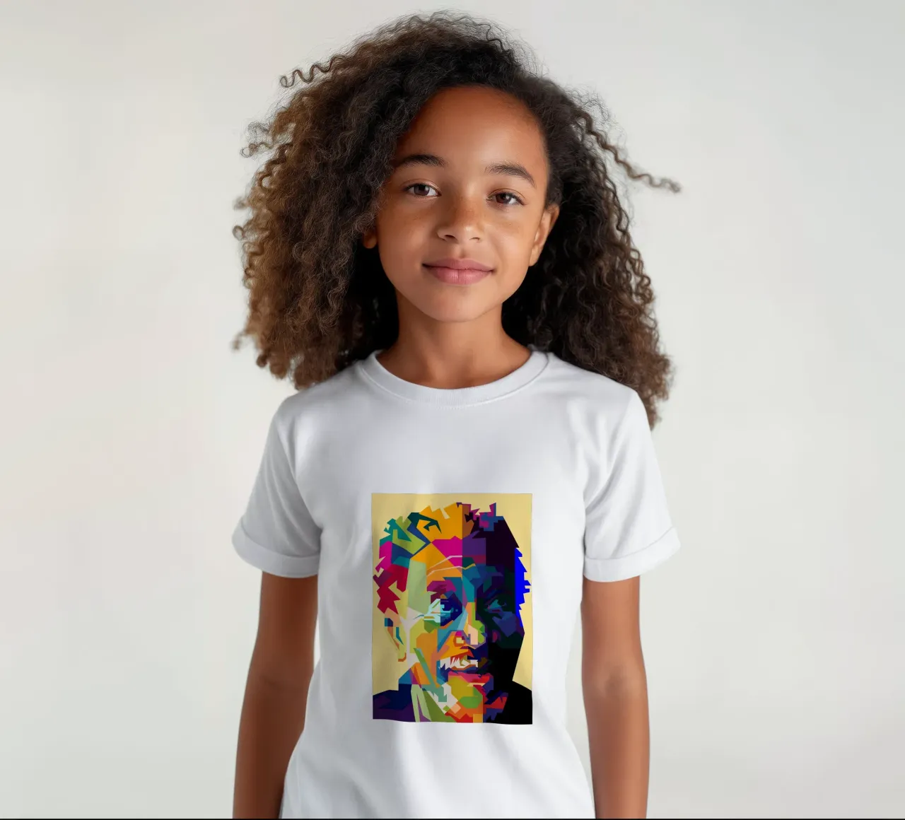 Morgan Freeman Legend Actor WPAP Trending Now kids t-shirt by Artkreator