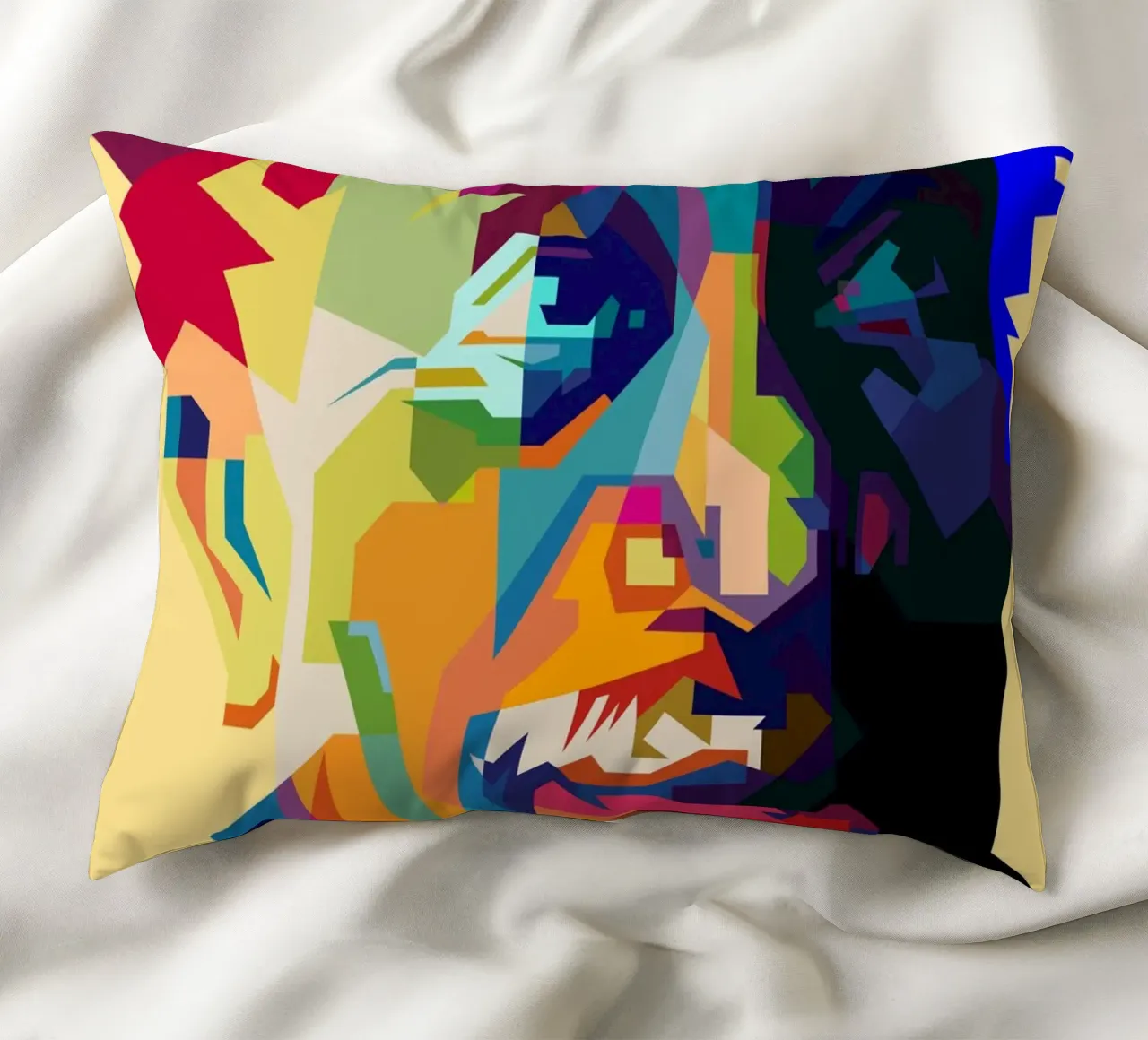 Morgan Freeman Attore Leggenda WPAP Trending Now cuscino da Artkreator