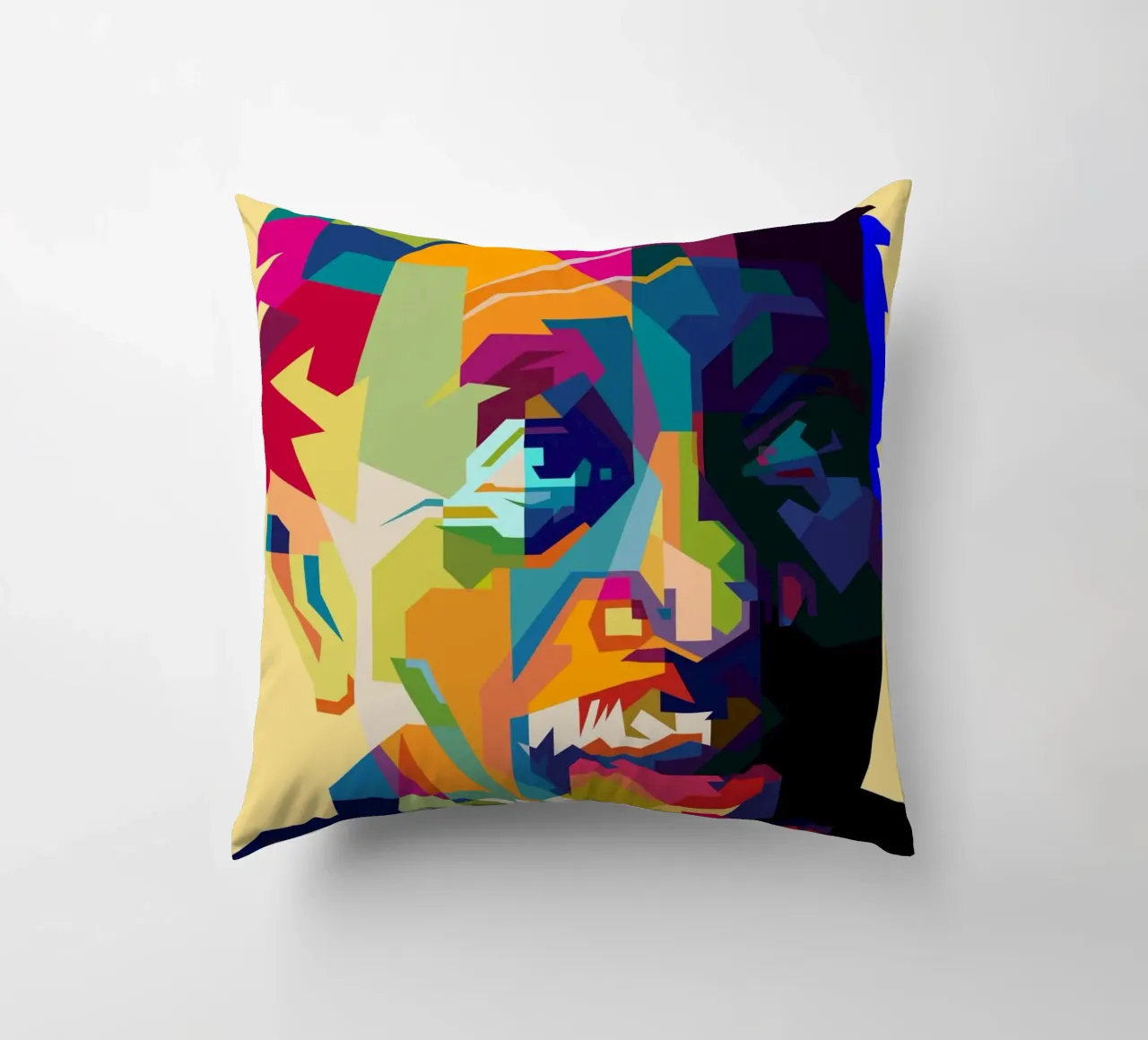 Morgan Freeman Attore Leggenda WPAP Trending Now cuscino da Artkreator