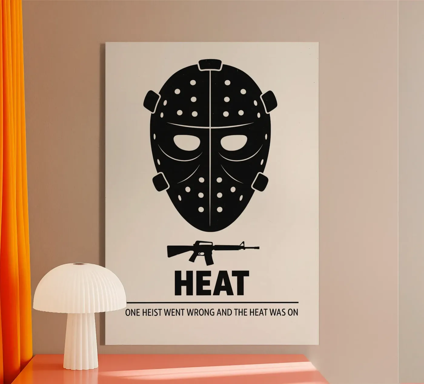 Heat Print acryl van MoviesArt