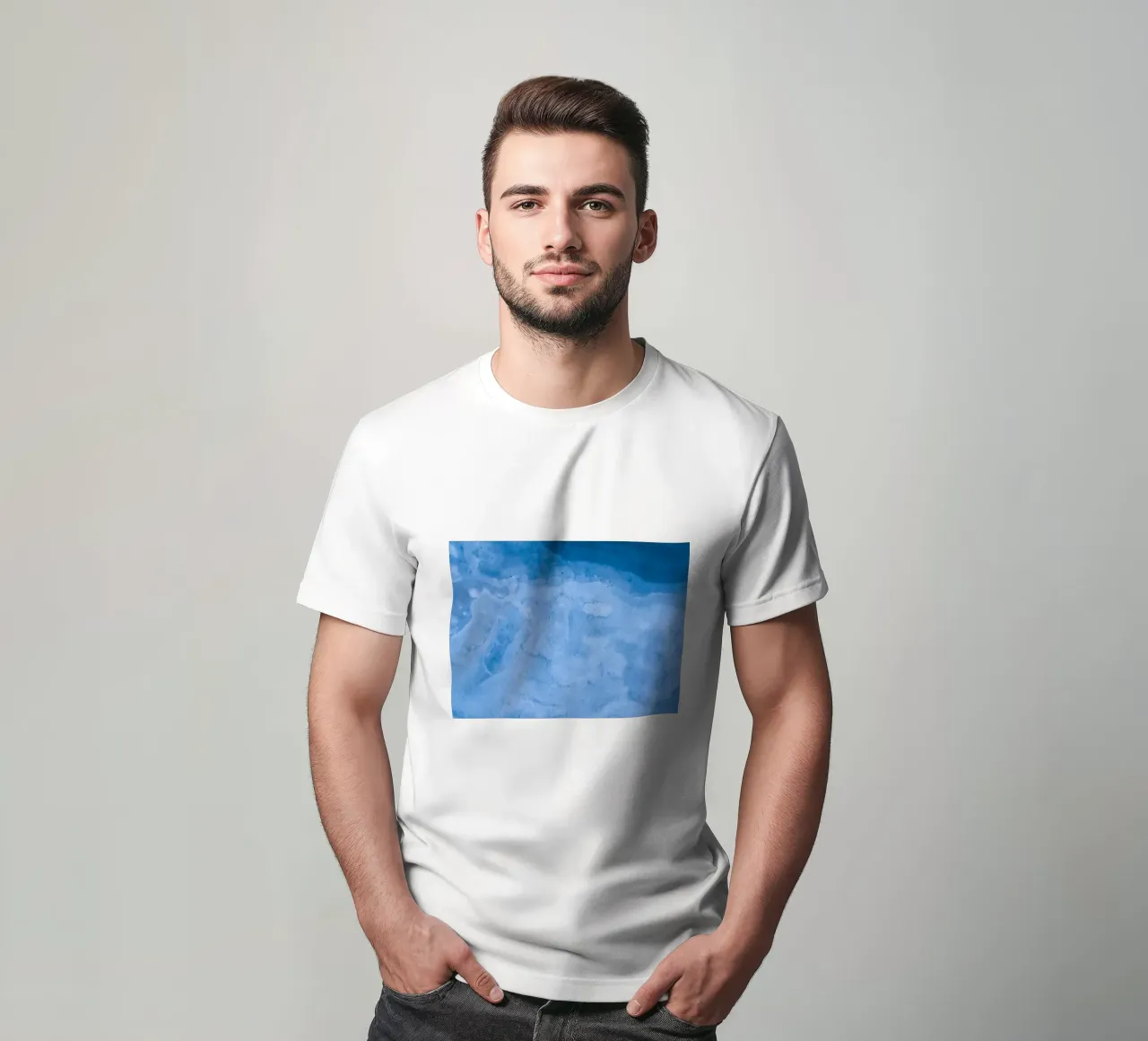 onde bianche t-shirt da Bleu