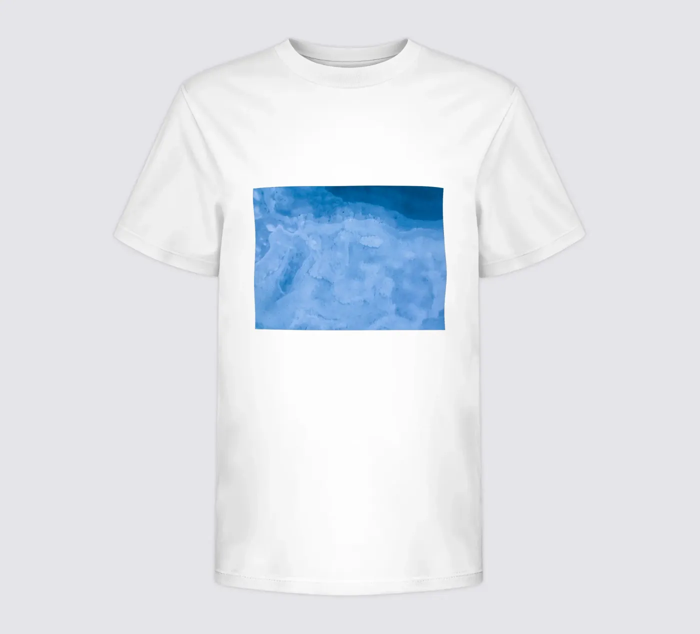 onde bianche t-shirt bambini da Bleu