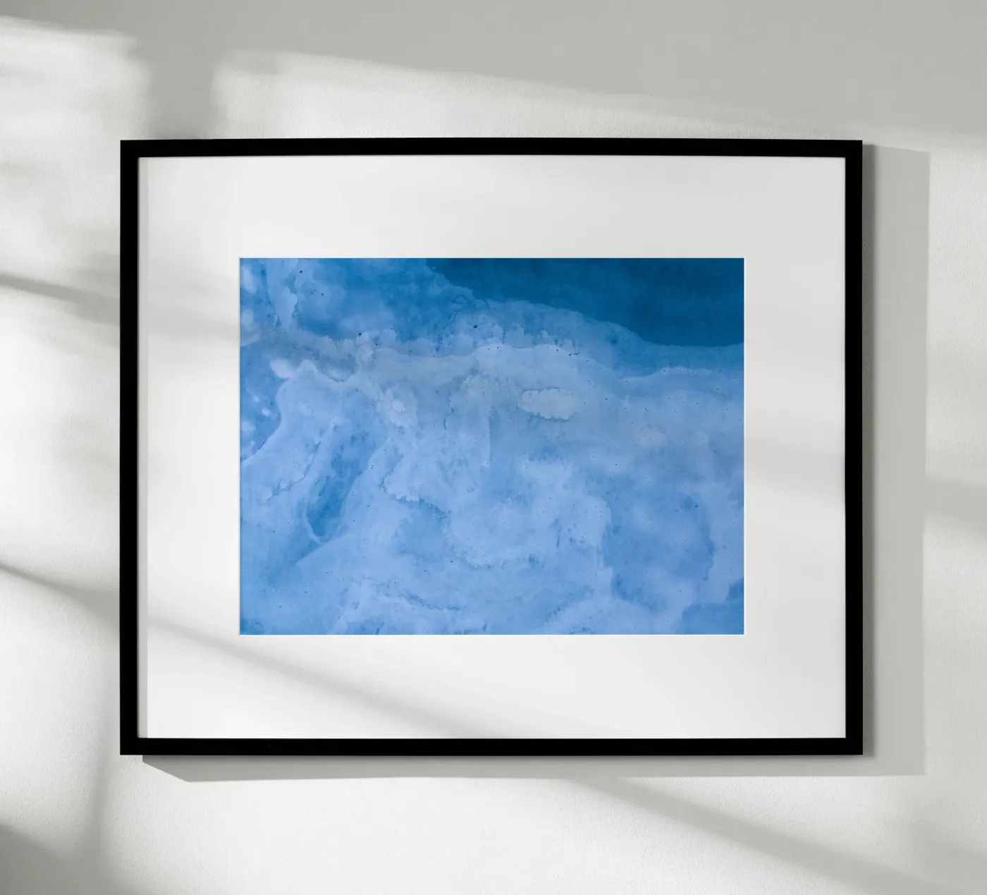 waves white poster da Bleu