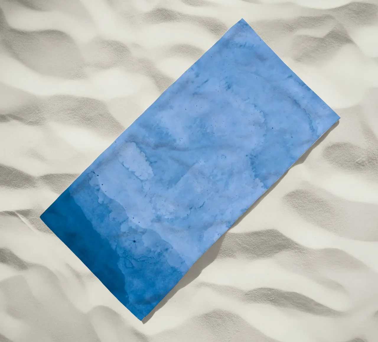 onde bianche telo mare da Bleu