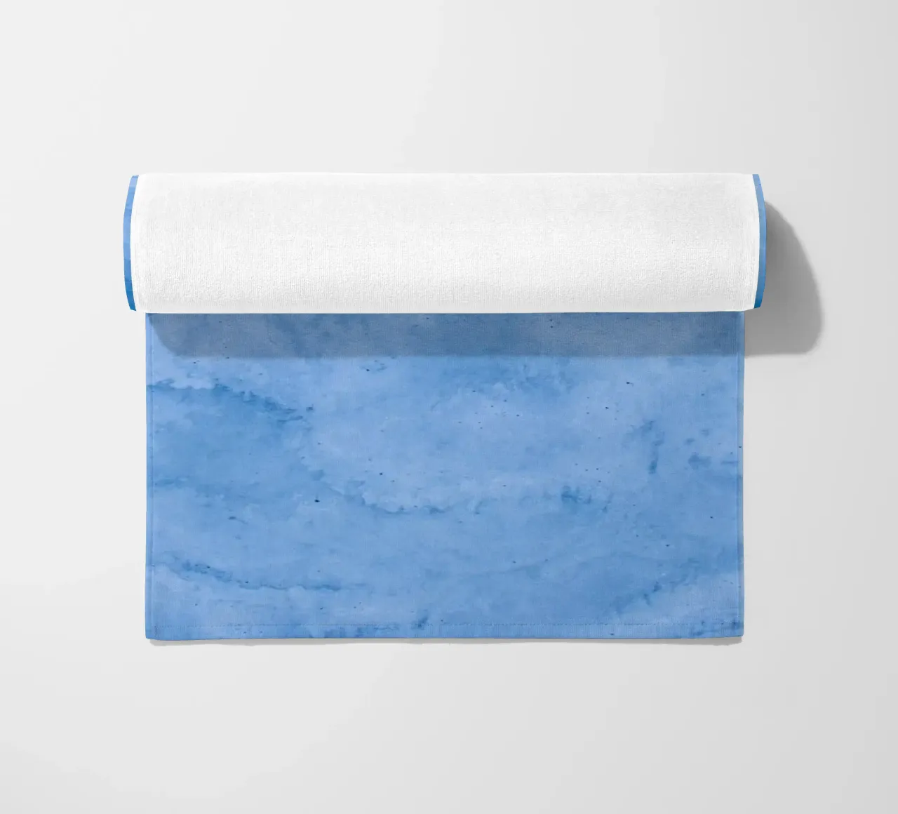 golven wit strandhanddoek van Bleu