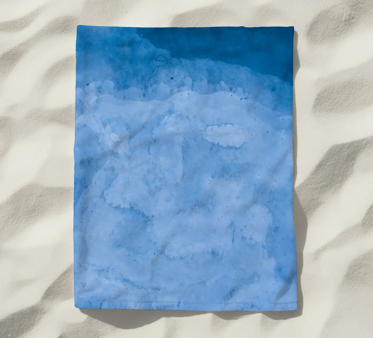 onde bianche telo mare da Bleu