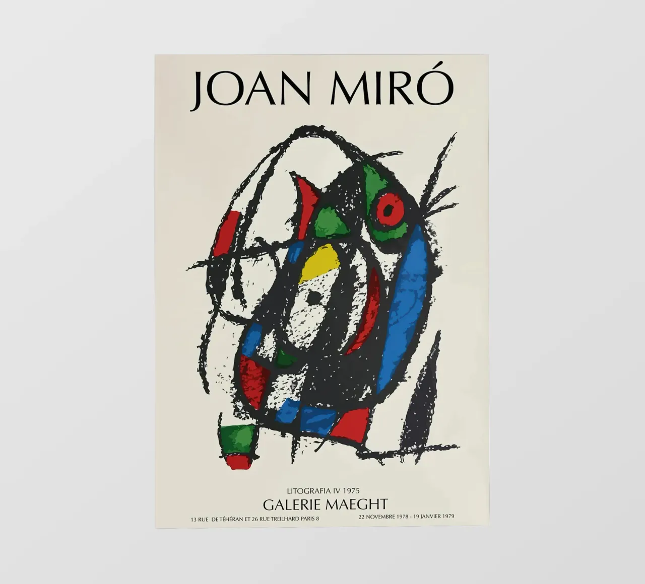 Joan Miro Litografia IV pellicola backlit da phillipp veisenberg