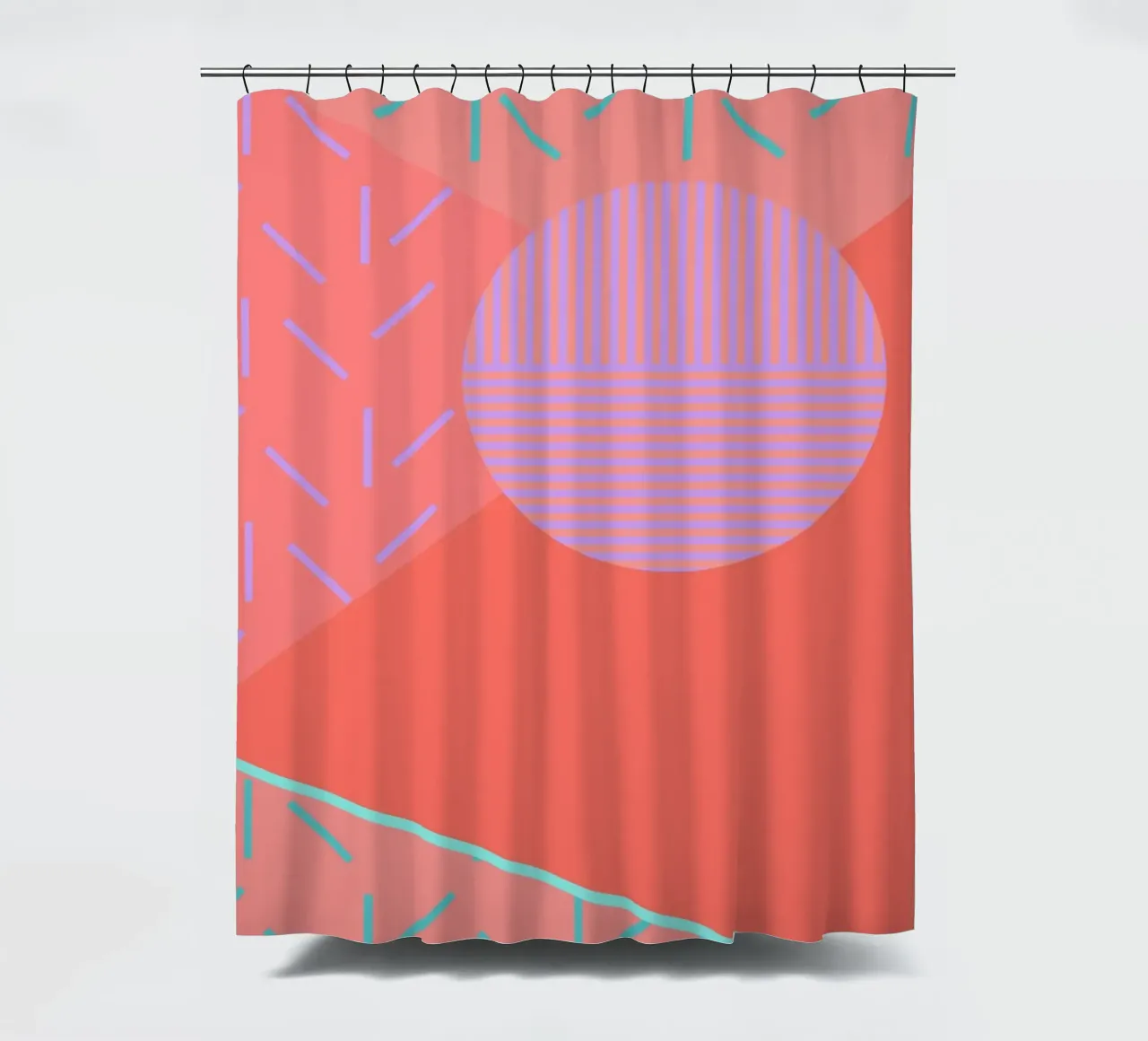 Memphis 2019 shower curtain by SilverPegasus