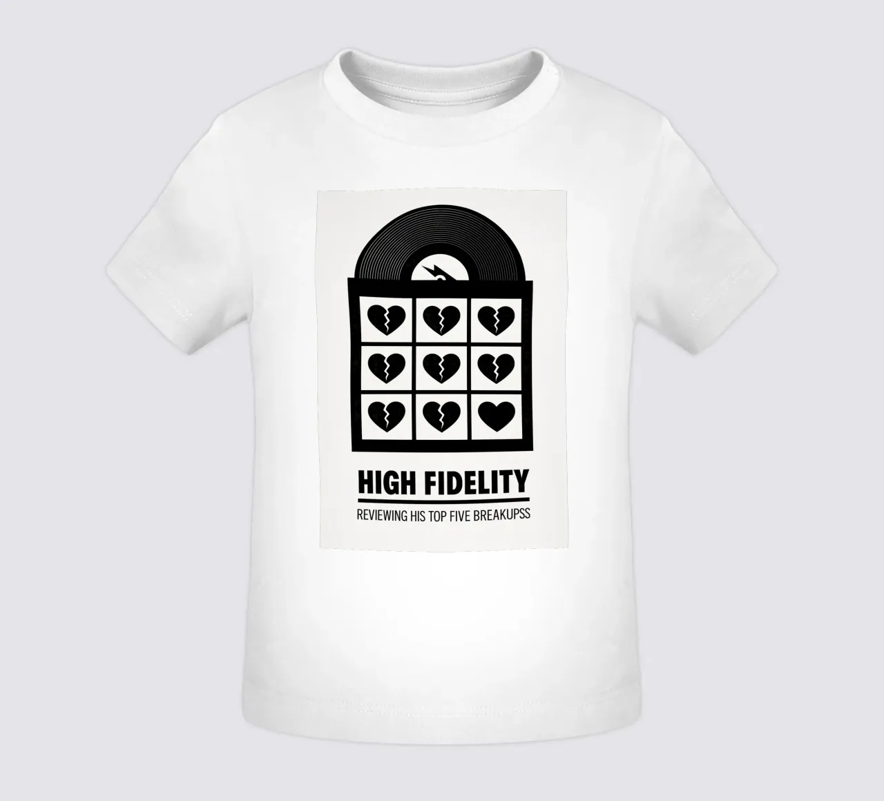 High Fidelity Print maglietta neonato da MoviesArt
