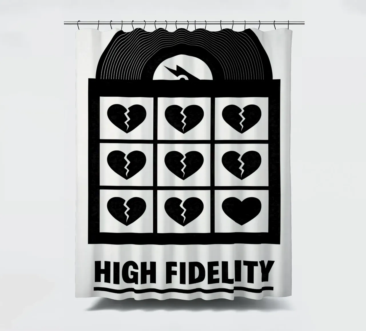 High Fidelity Print tenda da doccia da MoviesArt