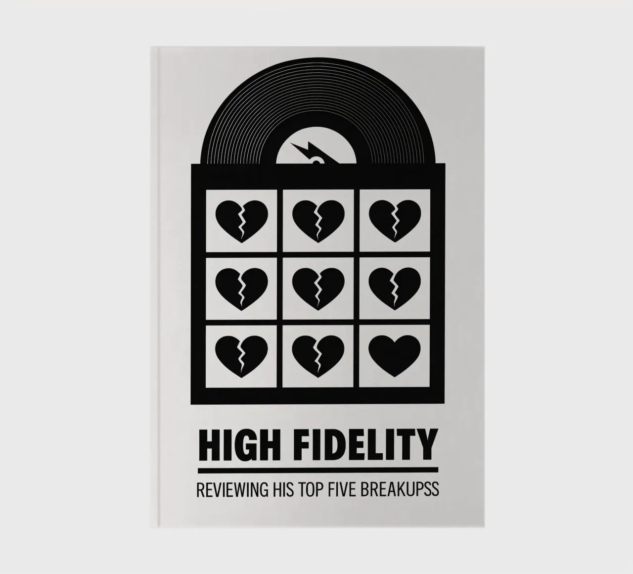 High Fidelity Print notebook by MoviesArt