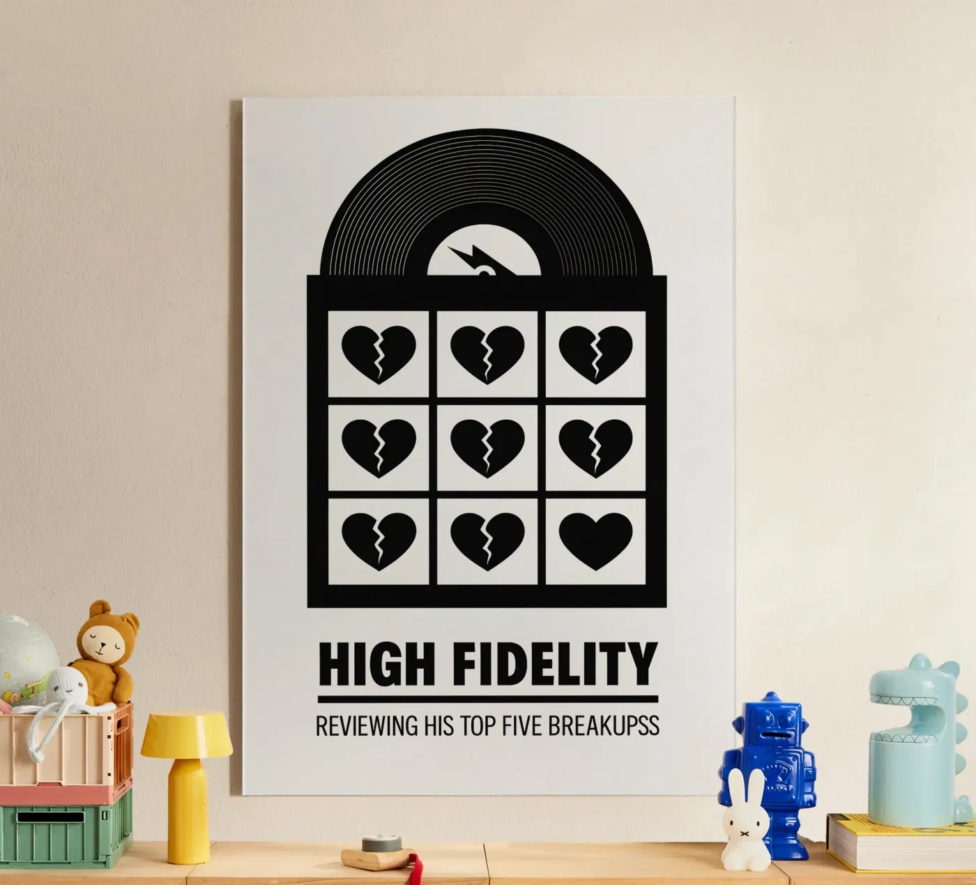 High Fidelity Print plexiglass da MoviesArt