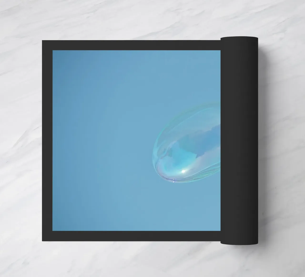 bubble sky doormat by Bleu