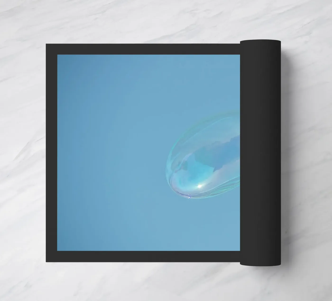bubble sky doormat by Bleu