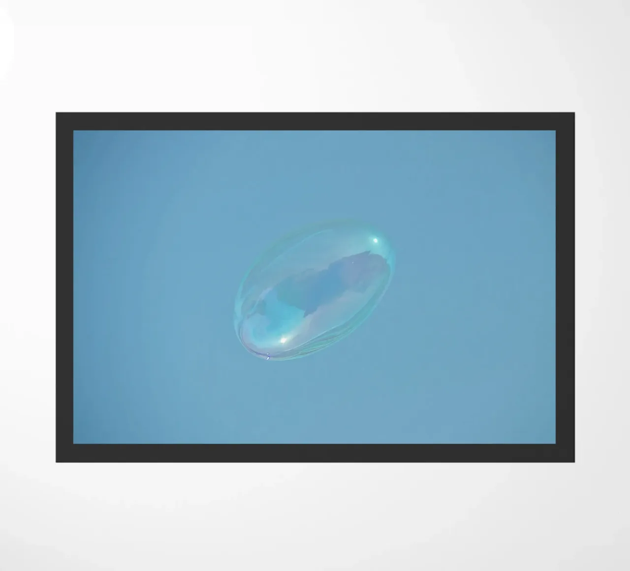 bubble sky doormat by Bleu