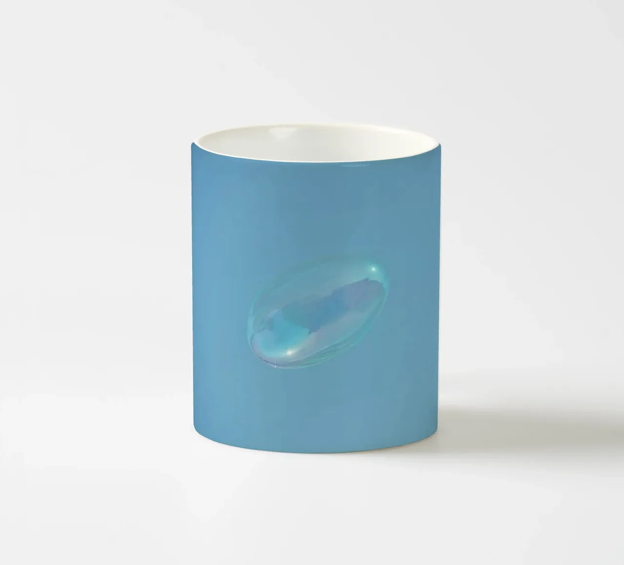 bubble sky ceramic mug by Bleu