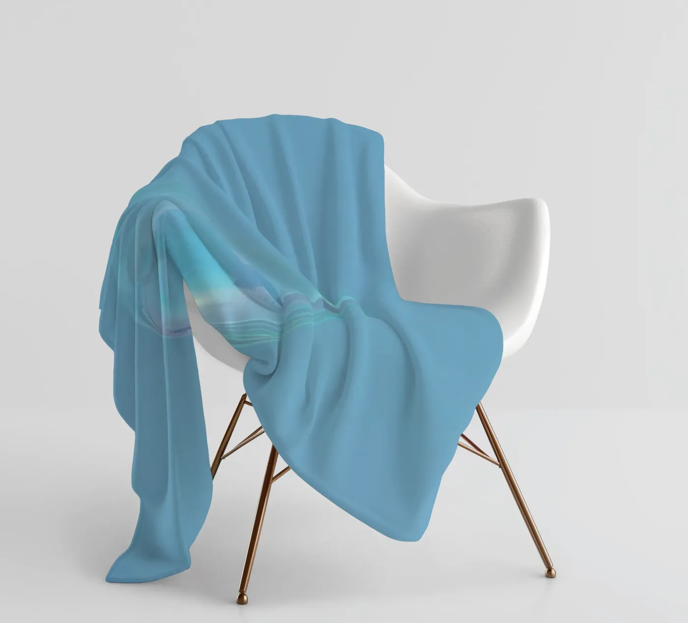 bubble sky fleece blanket by Bleu
