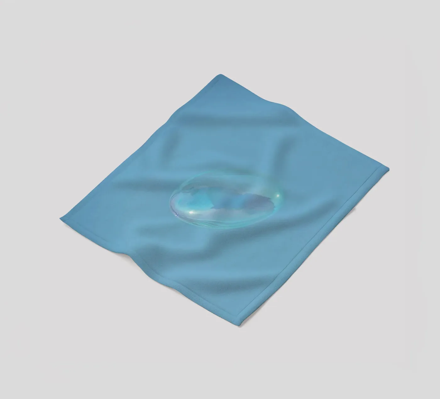 bubble sky fleece blanket by Bleu