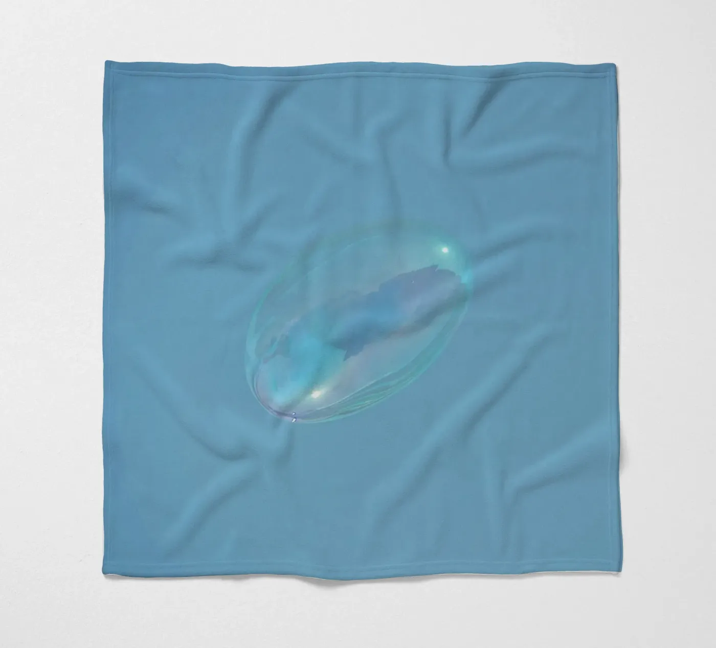 bubble sky fleece blanket by Bleu