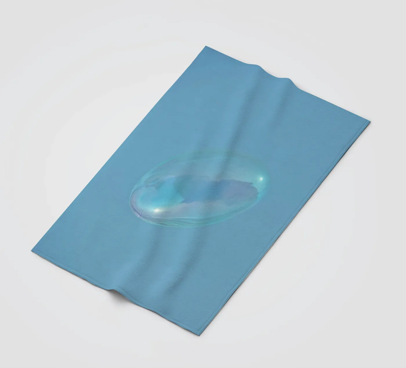 bubble sky fleece blanket by Bleu