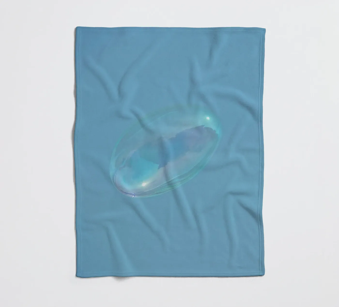 bubble sky fleece blanket by Bleu