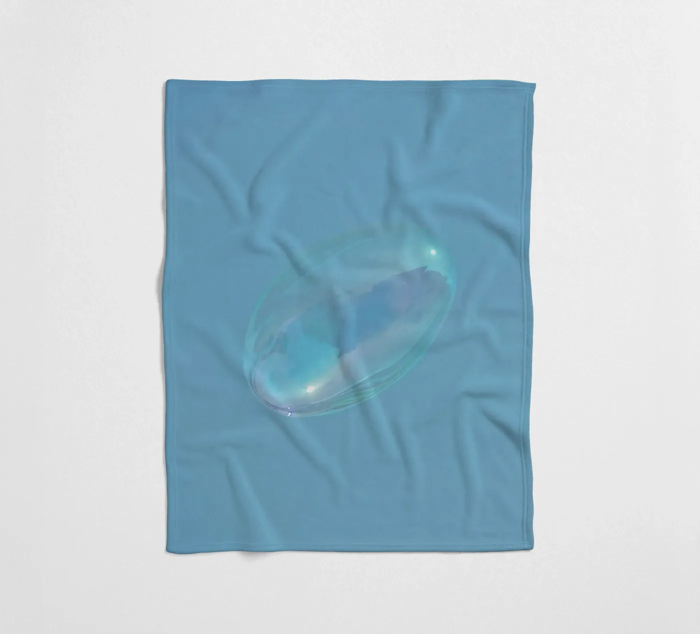 bubble sky fleece blanket by Bleu