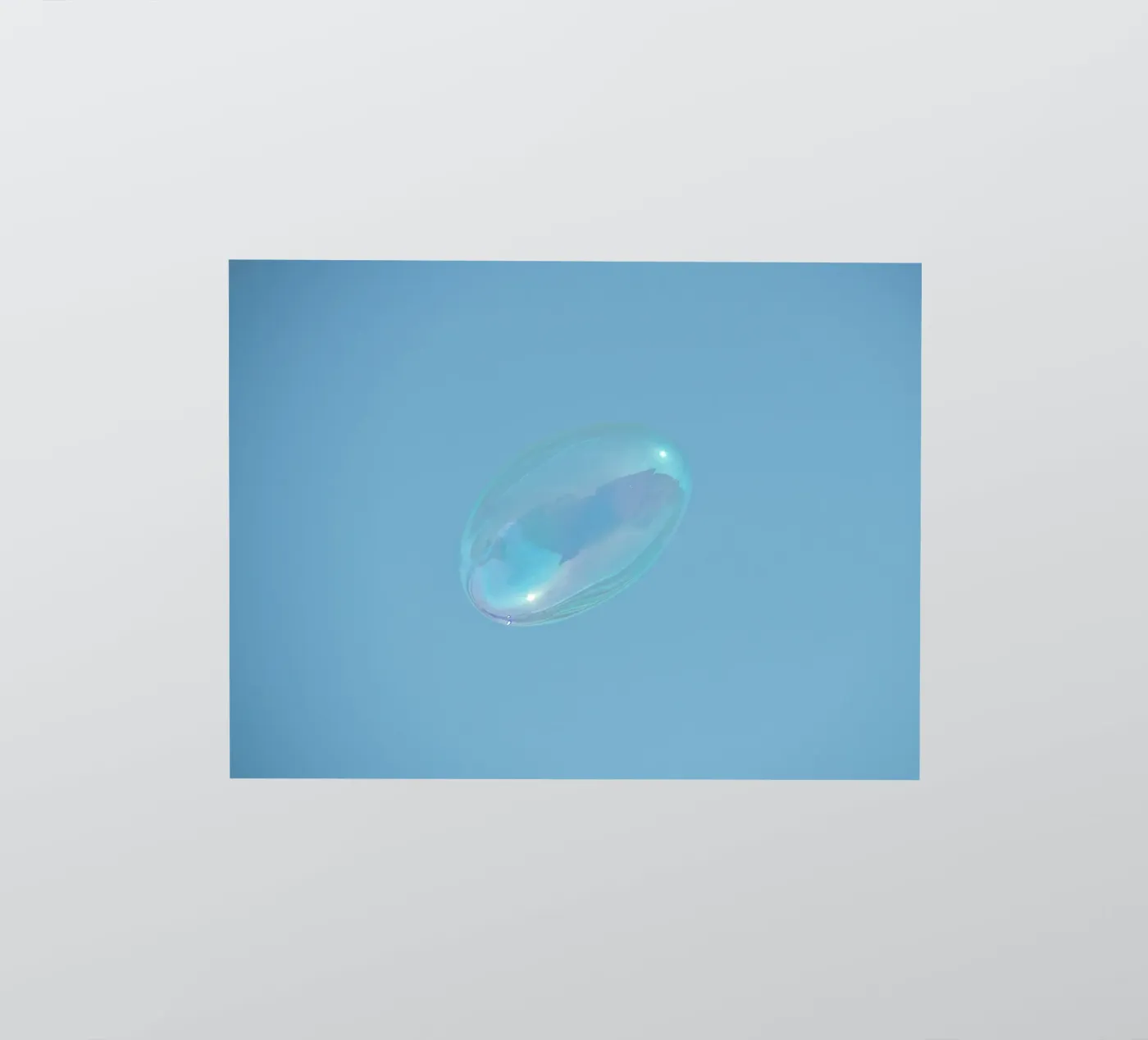 bubble sky sticker by Bleu