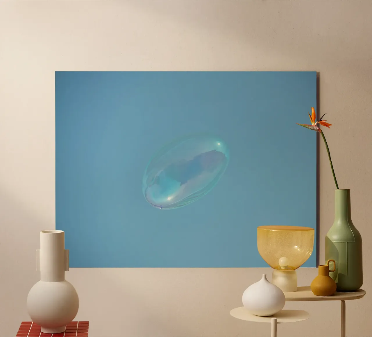 bubble sky forex plate by Bleu