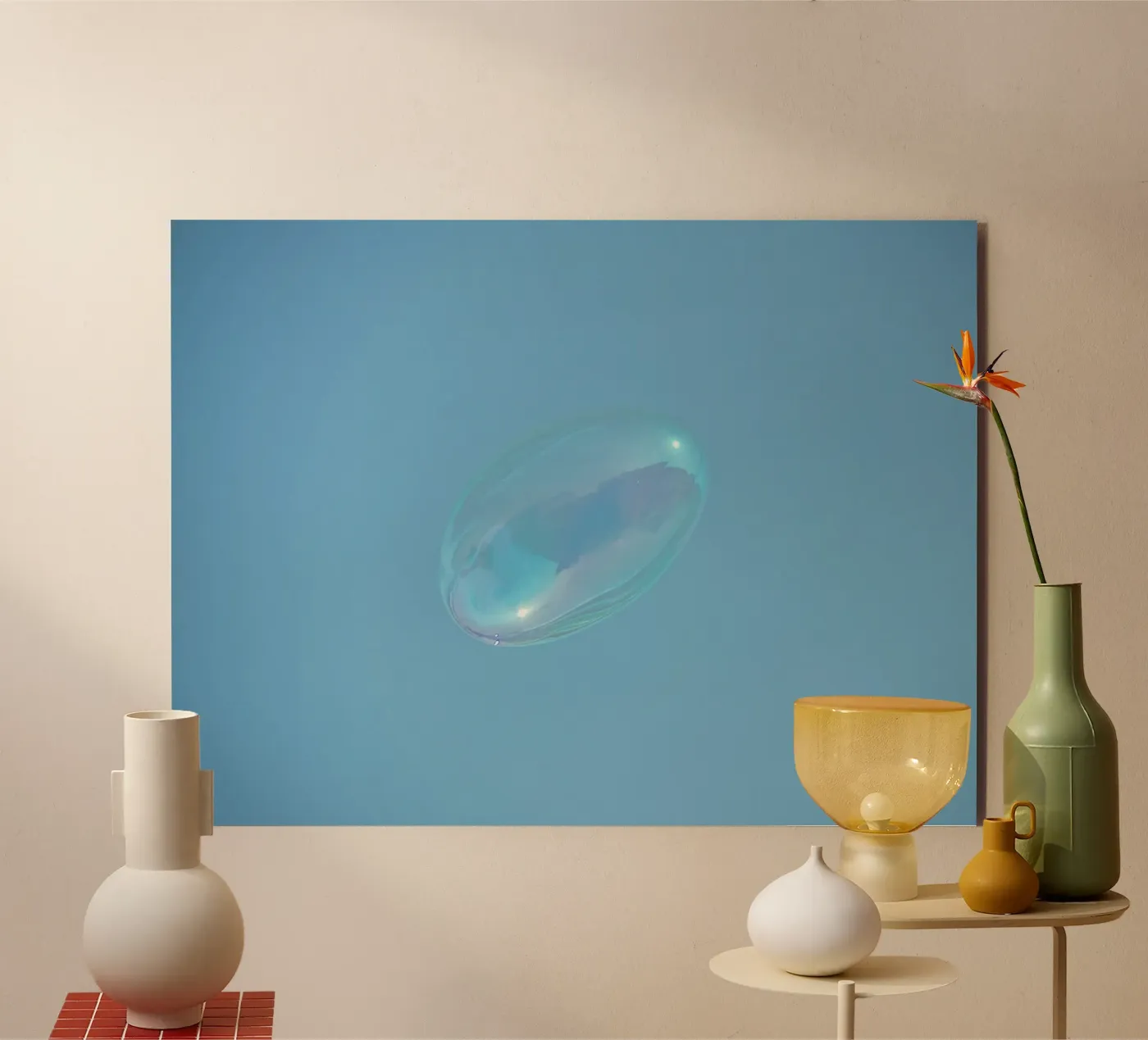 bubble sky forex plate by Bleu