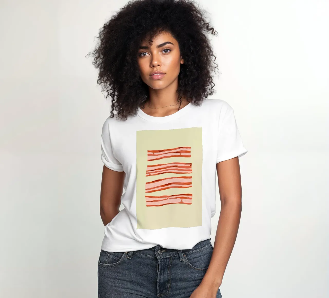 The Beauty Of Bacon t-shirt da donna da Studio One